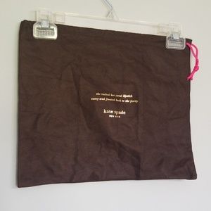 Kate Spade brown dust bag 11 x 13"